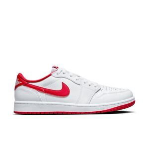 Air Jordan 1 Low OG "University Red" - Pánské - Tenisky Jordan - Bílé - CZ0790-161 - Velikost: 47.5