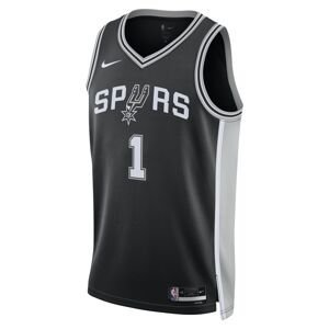 Nike Dri-FIT NBA San Antonio Spurs Victor Wembanyama Icon Edition 2022/23 Swingman Jersey - Pánské - Dres Nike - Černé - DN2022-015 - Velikost: 2XL