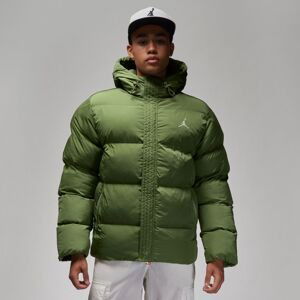 Jordan Essentials Puffer Jacket Sky J Olive - Pánské - Bunda Jordan - Zelené - FB7311-340 - Velikost: L