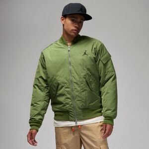 Jordan Essentials Renegade Jacket Sky J Olive - Pánské - Bunda Jordan - Zelené - FB7316-340 - Velikost: M