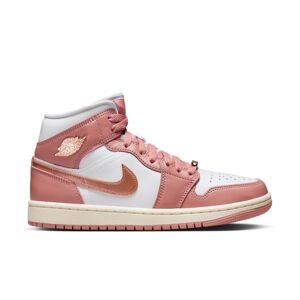 Air Jordan 1 Mid SE "Red Stardust" Wmns - Dámské - Tenisky Jordan - Červené - FB9892-670 - Velikost: 42.5