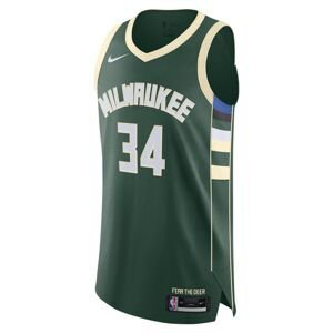Nike Dri-FIT Giannis Antetokounmpo Milwaukee Bucks Icon Edition 2020 Swingman Jersey - Pánské - Dres Nike - Zelené - CW3451-324 - Velikost: 44
