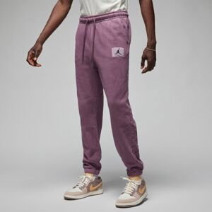 Jordan Essentials Fleece Washed Pants Sky J Mauve - Pánské - Kalhoty Jordan - Fialové - FB7298-508 - Velikost: XL