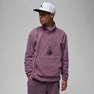 Jordan Essentials Winterized Fleece Half-Zip Hoodie Sky J Mauve - Pánské - Mikina Jordan - Fialové - FD7863-508 - Velikost: L