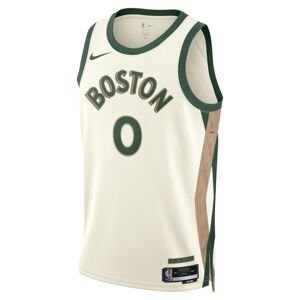Nike Dri-FIT NBA Boston Celtics Jayson Tatum City Edition 23/24 Swingman Jersey - Pánské - Dres Nike - Bílé - DX8488-133 - Velikost: S