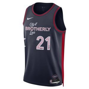 Nike Dri-FIT NBA Philadelphia 76ers Joel Embiid City Edition 23/24 Swingman Jersey - Pánské - Dres Nike - Modré - DX8515-420 - Velikost: M