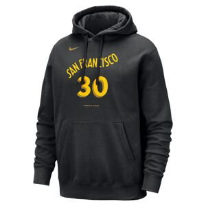Nike NBA Golden State Warriors Stephen Curry City Edition Club Hoodie - Pánské - Mikina Nike - Černé - FB4852-010 - Velikost: 2XL