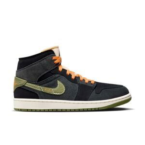 Air Jordan 1 Mid SE Craft "Anthracite Light Olive" - Pánské - Tenisky Jordan - Černé - FD6817-003 - Velikost: 44