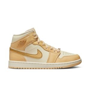 Air Jordan 1 Mid SE "Pale Vanilla" Wmns - Dámské - Tenisky Jordan - Hnědé - FB9892-200 - Velikost: 40