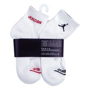 Jordan Legend Ankle 6PK  White - Dětské - Ponožky Jordan - Bílé - BJ0342-001 - Velikost: S