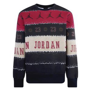 Jordan Holiday Fleece Crewneck Black - Pánské - Mikina Jordan - Černé - 95C724-023 - Velikost: L