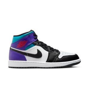 Air Jordan 1 Mid "Aqua" - Pánské - Tenisky Jordan - Bílé - DQ8426-154 - Velikost: 45.5