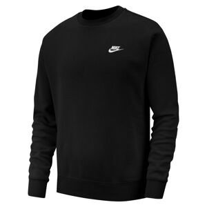 Nike Sportswear Club Fleece Crewneck Black - Pánské - Mikina Nike - Černé - BV2662-010 - Velikost: XL