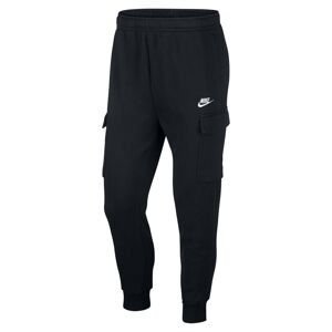 Nike Sportswear Club Fleece Cargo Pants Black - Pánské - Kalhoty Nike - Černé - CD3129-010 - Velikost: XL