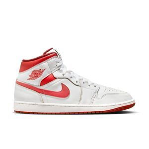 Air Jordan 1 Mid SE "Dune Red" - Pánské - Tenisky Jordan - Bílé - FJ3458-160 - Velikost: 47