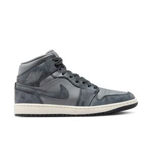 Air Jordan 1 Mid SE "Distressed Smoke Grey" Wmns - Dámské - Tenisky Jordan - Šedé - FJ3448-001 - Velikost: 44.5