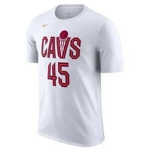 Nike NBA Cleveland Cavaliers Donovan Mitchell Tee White - Pánské - Triko Nike - Bílé - DR6369-106 - Velikost: L