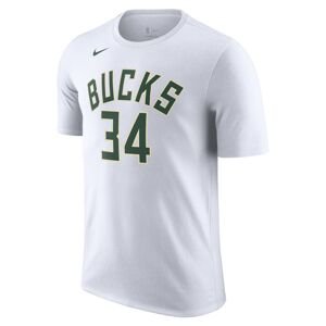 Nike NBA Milwaukee Bucks Giannis Antetokounmpo Tee White - Pánské - Triko Nike - Bílé - DR6385-106 - Velikost: 2XL