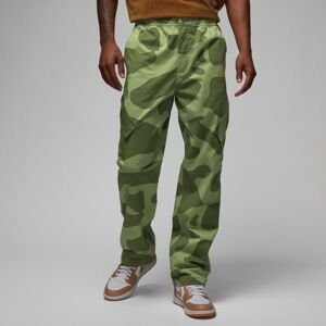 Jordan Essentials AOP Chicago Pants Sky J Olive - Pánské - Kalhoty Jordan - Zelené - FD7455-340 - Velikost: S