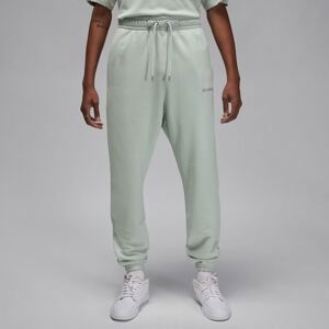 Jordan Wordmark Fleece Pants Light Silver - Pánské - Kalhoty Jordan - Šedé - FJ0696-034 - Velikost: M
