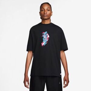 Jordan Zion Seasonal Tee Black - Pánské - Triko Jordan - Černé - FN5348-010 - Velikost: S