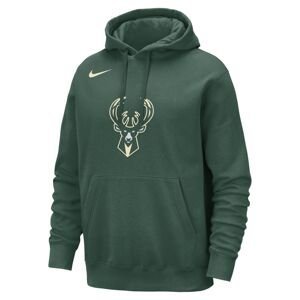 Nike NBA Milwaukee Bucks Club Pullover Hoodie Fir - Pánské - Mikina Nike - Zelené - FB4752-323 - Velikost: S