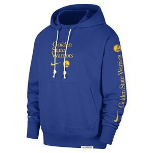 Nike NBA Dri-FIT Golden State Warriors Standard Issue Courtside Pullover Hoodie Rush Blue - Pánské - Mikina Nike - Modré - FD8592-495 - Velikost: S