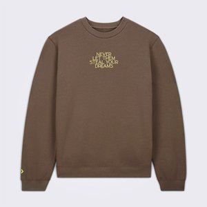 Converse x Wonka Crewneck - Pánské - Mikina Converse - Hnědé - 10026543-A01 - Velikost: M