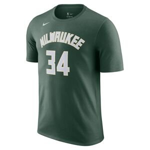 Nike NBA Milwaukee Bucks Giannis Antetokounmpo Tee - Pánské - Triko Nike - Zelené - DR6385-329 - Velikost: XL