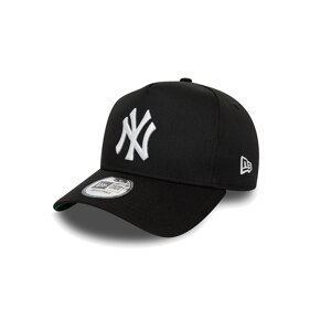 New Era New York Yankees World Series Patch Black 9FORTY E-Frame Adjustable Cap  - Unisex - Čepice New Era - Černé - 60422511 - Velikost: UNI