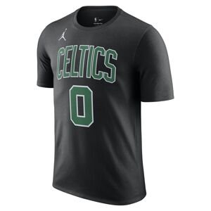 Jordan NBA Boston Celtics Jayson Tatum Statement Edition Tee - Pánské - Triko Jordan - Černé - DV5762-015 - Velikost: L