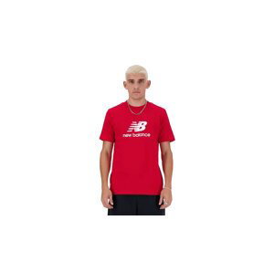 New Balance Sport Essentials Logo T-Shirt - Pánské - Triko New Balance - Červené - MT41502TRE - Velikost: M