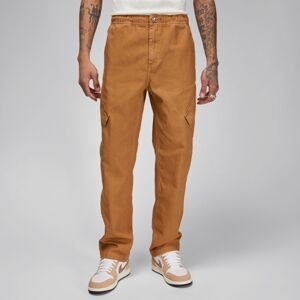 Jordan Essentials Washed Chicago Pants Legend Brown - Pánské - Kalhoty Jordan - Hnědé - FN6364-231 - Velikost: L