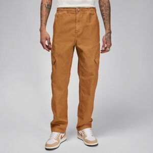 Jordan Essentials Washed Chicago Pants Legend Brown - Pánské - Kalhoty Jordan - Hnědé - FN6364-231 - Velikost: XL