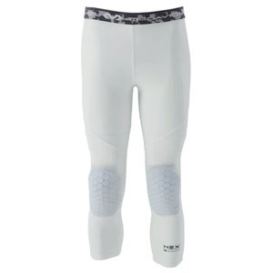 McDavid Hex Tight With Knee Pads 3/4 White - Pánské - Kalhoty McDavid - Bílé - 20260R-WHITE - Velikost: M
