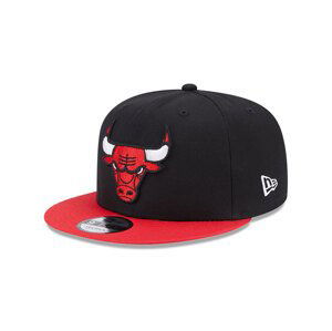 New Era Chicago Bulls Team Side Patch Black 9FIFTY Snapback Cap - Unisex - Čepice New Era - Černé - 60364385 - Velikost: S/M