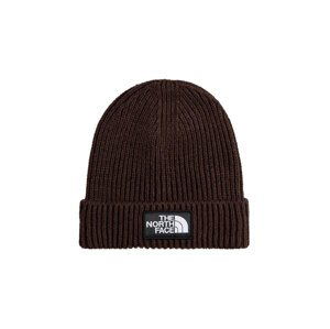 The North Face Logo Box Cuffed Beanie - Unisex - Čepice The North Face - Hnědé - NF0A3FJXI0I - Velikost: S/M