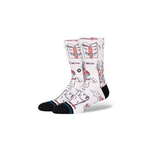 Stance Angry Holidayz Crew Sock - Unisex - Ponožky Stance - Bílé - A555D23ANG-OFW - Velikost: 38