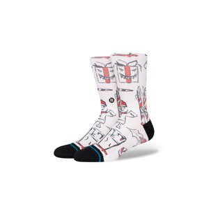 Stance Angry Holidayz Crew Sock - Unisex - Ponožky Stance - Bílé - A555D23ANG-OFW - Velikost: 43