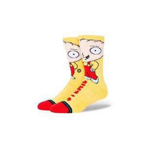 Stance Stewie Crew Sock - Unisex - Ponožky Stance - Žluté - A555D23STE-YEL - Velikost: 43