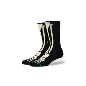 Stance Bonez Crew Sock - Unisex - Ponožky Stance - Černé - A555D23BON-BLK - Velikost: 38