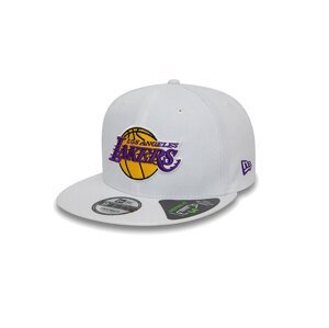 New Era LA Lakers NBA Repreve White 9FIFTY Snapback Cap - Unisex - Čepice New Era - Bílé - 60435184 - Velikost: S/M