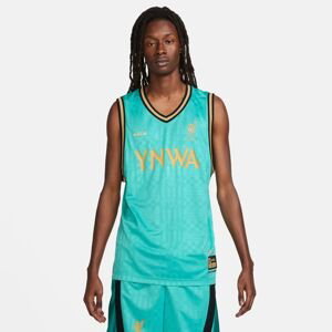Nike Dri-FIT DNA LeBron X Liverpool FC Basketball Jersey - Pánské - Dres Nike - Zelené - FN3025-392 - Velikost: XL