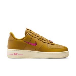 Nike Air Force 1 '07 "Just Do It Bronzine" Wmns - Dámské - Tenisky Nike - Žluté - FB8251-700 - Velikost: 36