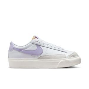 Nike Blazer Low Platform "White Lilac Bloom" Wmns - Dámské - Tenisky Nike - Bílé - DJ0292-114 - Velikost: 40