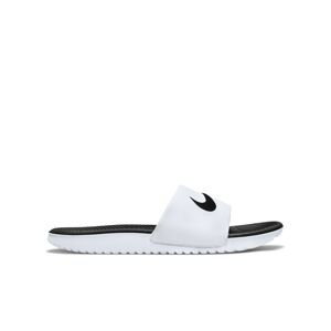 Nike Kawa "White Black" Slides (GS/PS) - Dětské - Pantofle Nike - Bílé - 819352-100 - Velikost: 28