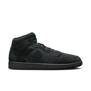 Air Jordan 1 Mid SE Craft "Dark Smoke Grey" - Pánské - Tenisky Jordan - Černé - FD8634-001 - Velikost: 41