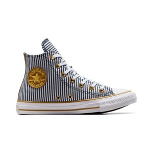 Converse Chuck Taylor All Star Herringbone Stripe Play On Fashion Hi - Dámské - Tenisky Converse - Modré - A07232C - Velikost: 39