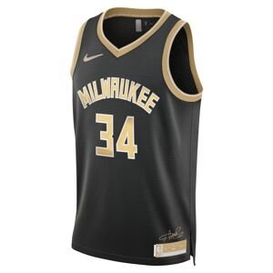 Nike Dri-FIT Giannis Antetokounmpo Milwaukee Bucks 2024 Select Series Jersey - Pánské - Dres Nike - Černé - FN5911-053 - Velikost: XS