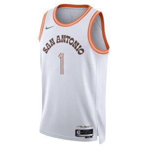 Nike NBA Dri-FIT Victor Wembanyama San Antonio Spurs City Edition 2023/24 Jersey - Pánské - Dres Nike - Bílé - DX8519-102 - Velikost: S
